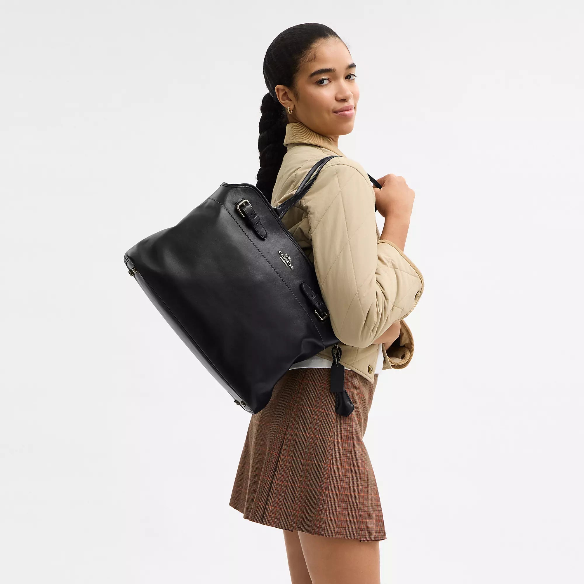 Easton Tote Bag (Gunmetal/Black)