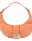FNDI Leather Shoulder Bag Hand Bag Pink 16321