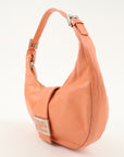 FNDI Leather Shoulder Bag Hand Bag Pink 16321