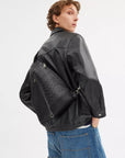 Dominic Sling Pack In Signature Canvas (Gunmetal/Chalk/Black)
