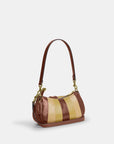 Ashton Mini Shoulder Bag (Gold/Redwood Multi)