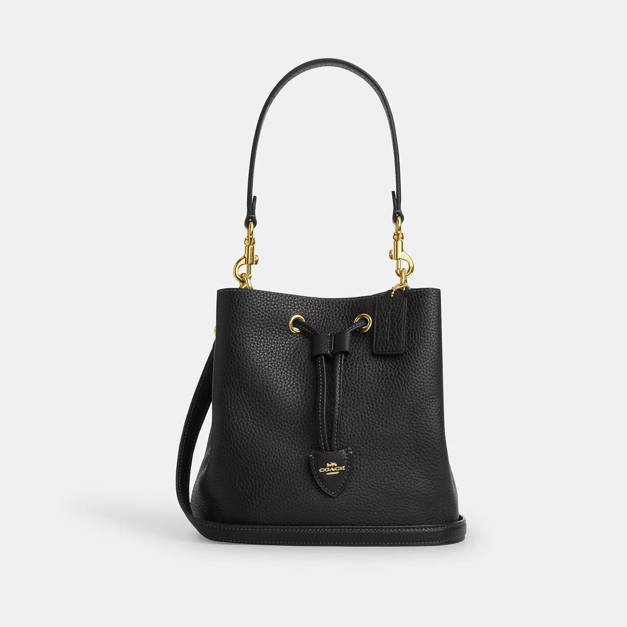 Rowan Bucket Bag (Gold/Black)