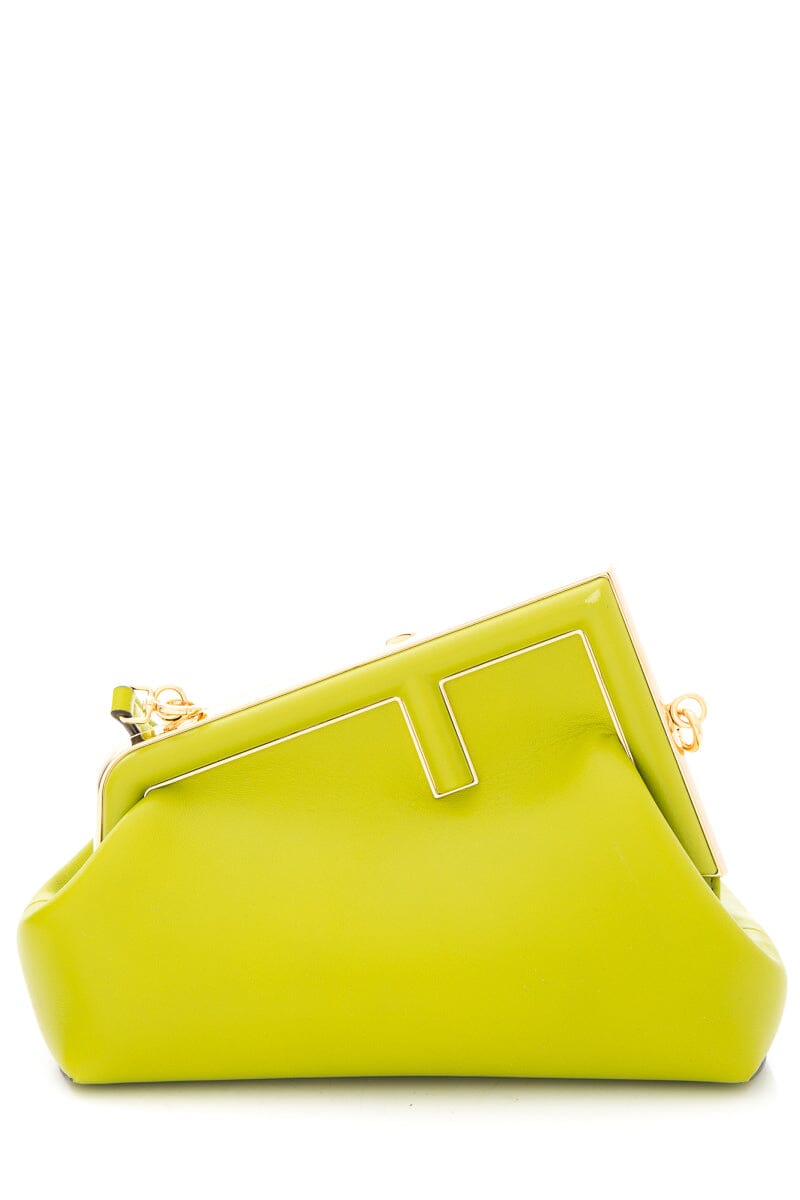 FNDI Lime First Midi Handbag (Small)