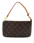 Brown LV Monogram Pochette Accessoires Shoulder Bag
