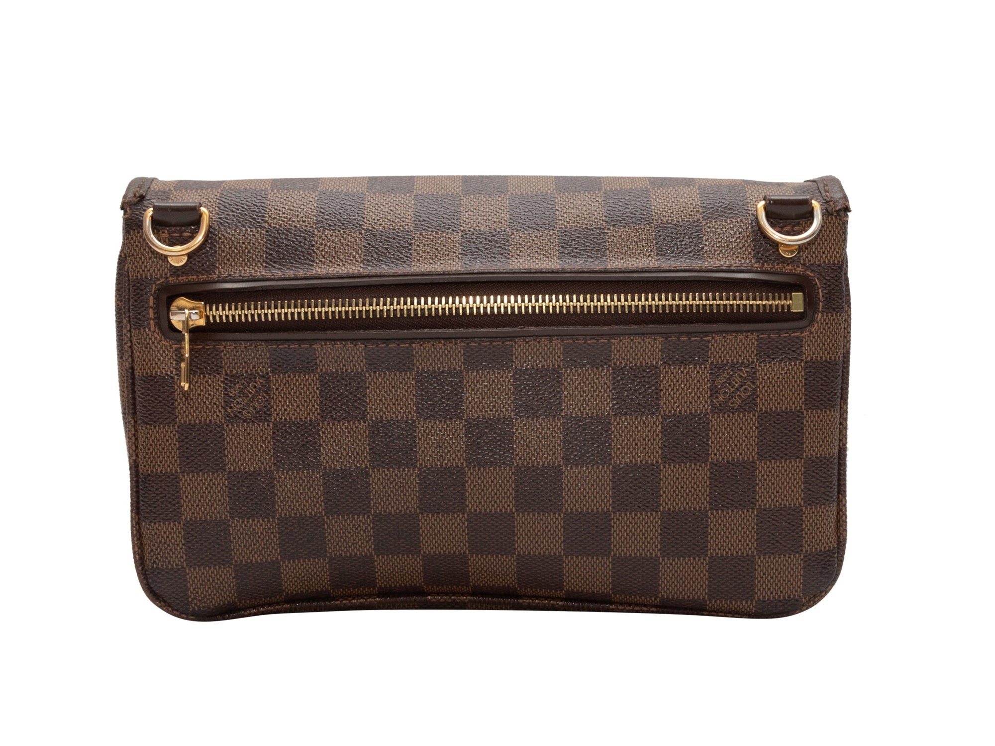 Brown LV Damier Ebene Hoxton PM Crossbody Bag