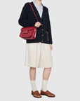 (WMNS) GCCI Button Vintage Single Shoulder Bag Red -DBG-