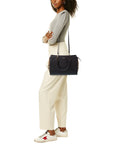 BBERRY Banwell Check Canvas & Leather Satchel