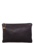 FNDI Black & Brown Leather Pouch