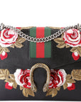 GCCI Dionysus Leather Floral Embroidered Shoulder Medium