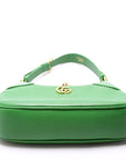 GCCI Aphrodite Leather Small Shoulder Bag Green
