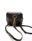 GCCI Marmont Mini Backpack Leather Black