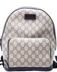 GCCI GG Supreme Eden Backpack Small Beige/Black