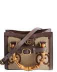 GCCI Jumbo GG Canvas Diana Mini Tote Bag