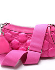 GCCI GG Nylon Shoulder Bag Pink