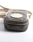 GCCI GG Nylon Off The Grid Mini Shoulder Grey/Beige