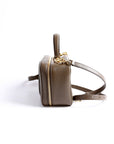 GCCI Blondie Leather Top Handle Bag Khaki