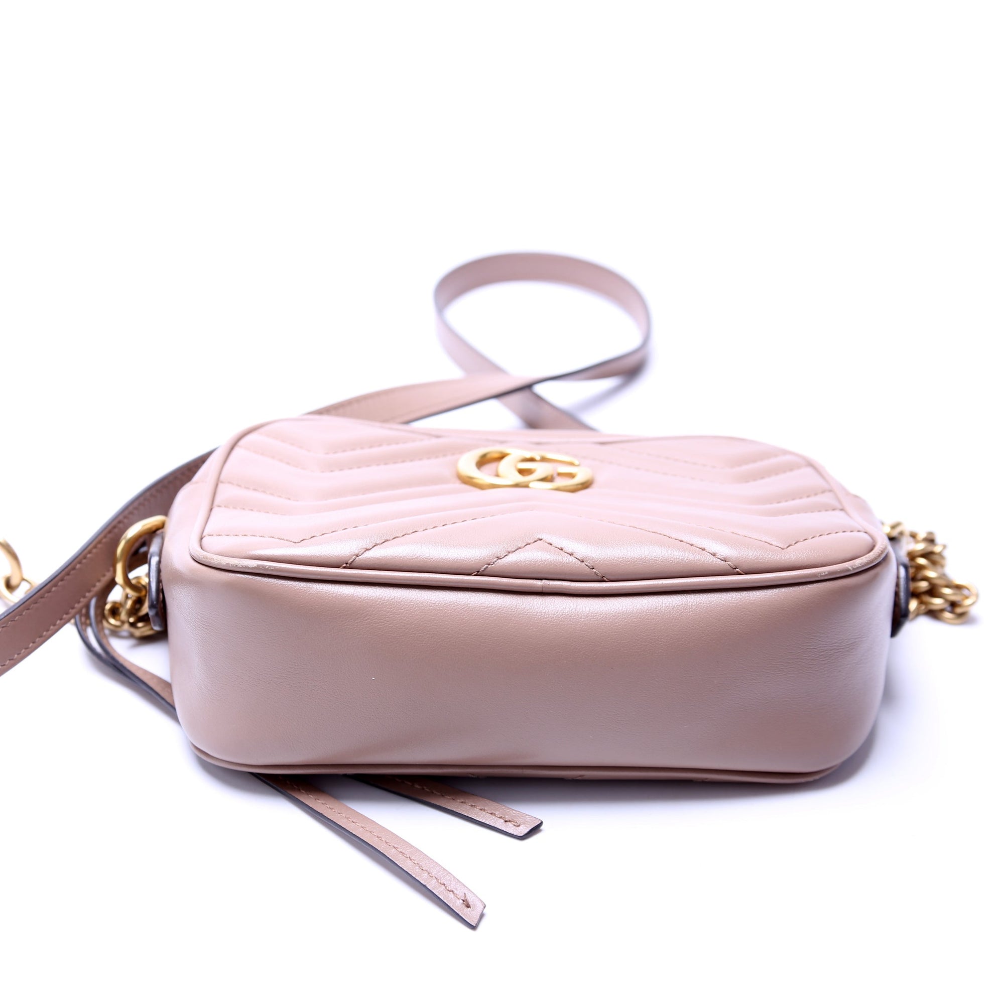 GCCI Marmont Mini Camera Bag Tan