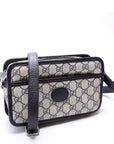 GCCI GG Supreme Interlocking Mini Bag Blue
