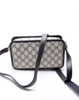 GCCI GG Supreme Interlocking Mini Bag Blue