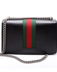 GCCI Dionysus Leather Shoulder Small Black