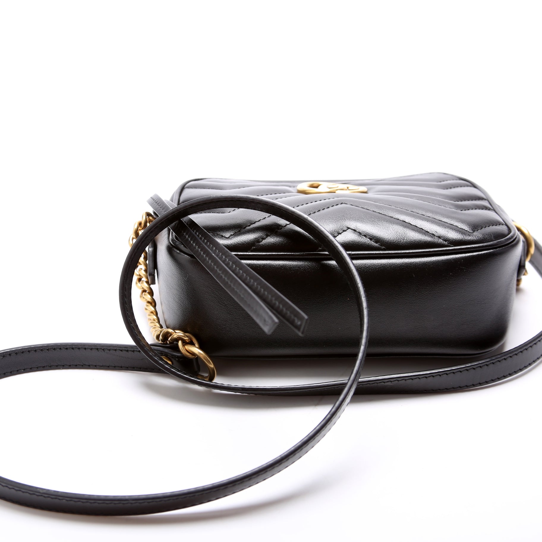 GCCI Marmont Mini Camera Bag Black