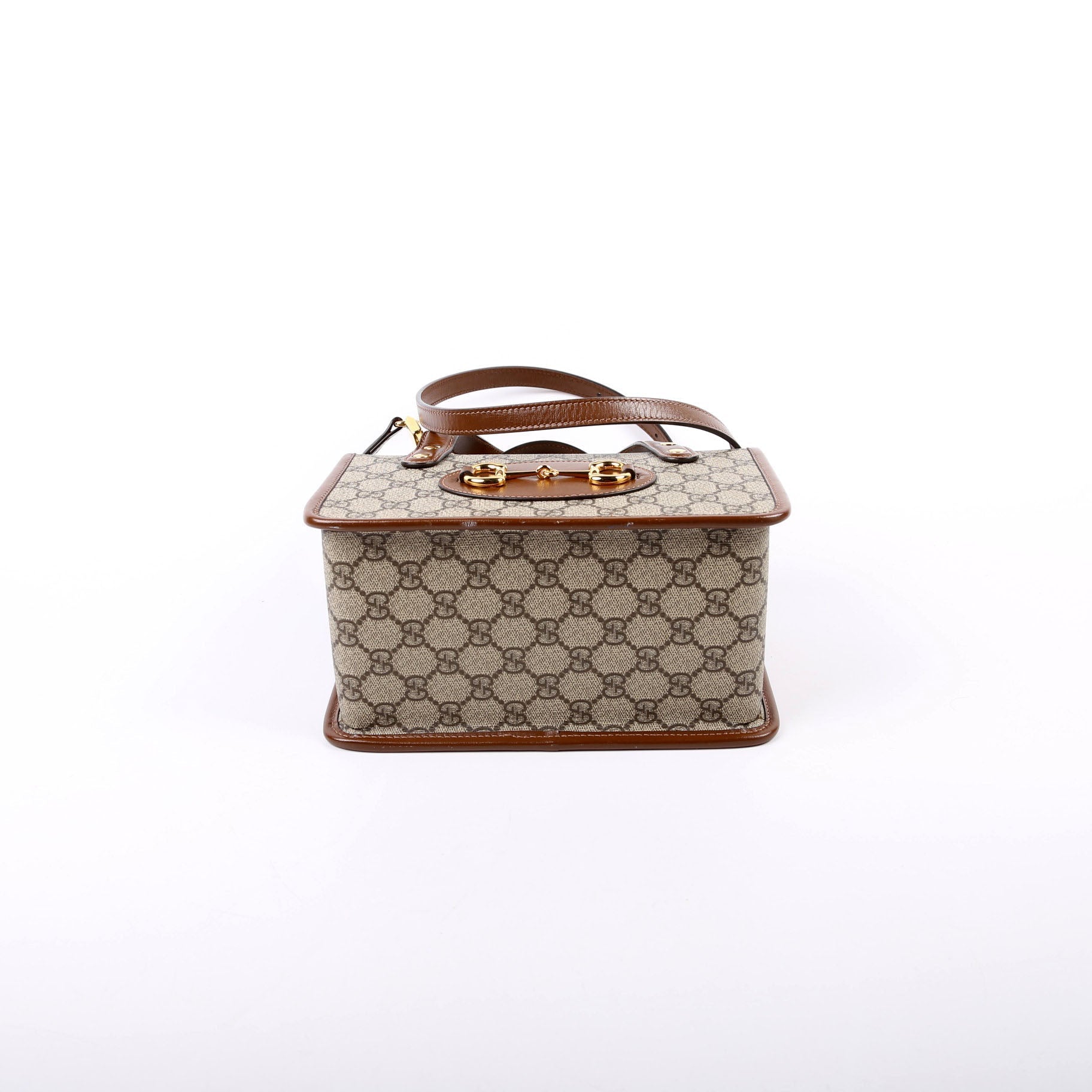 GCCI GG Supreme Horsebit Mini Top Handle Bag