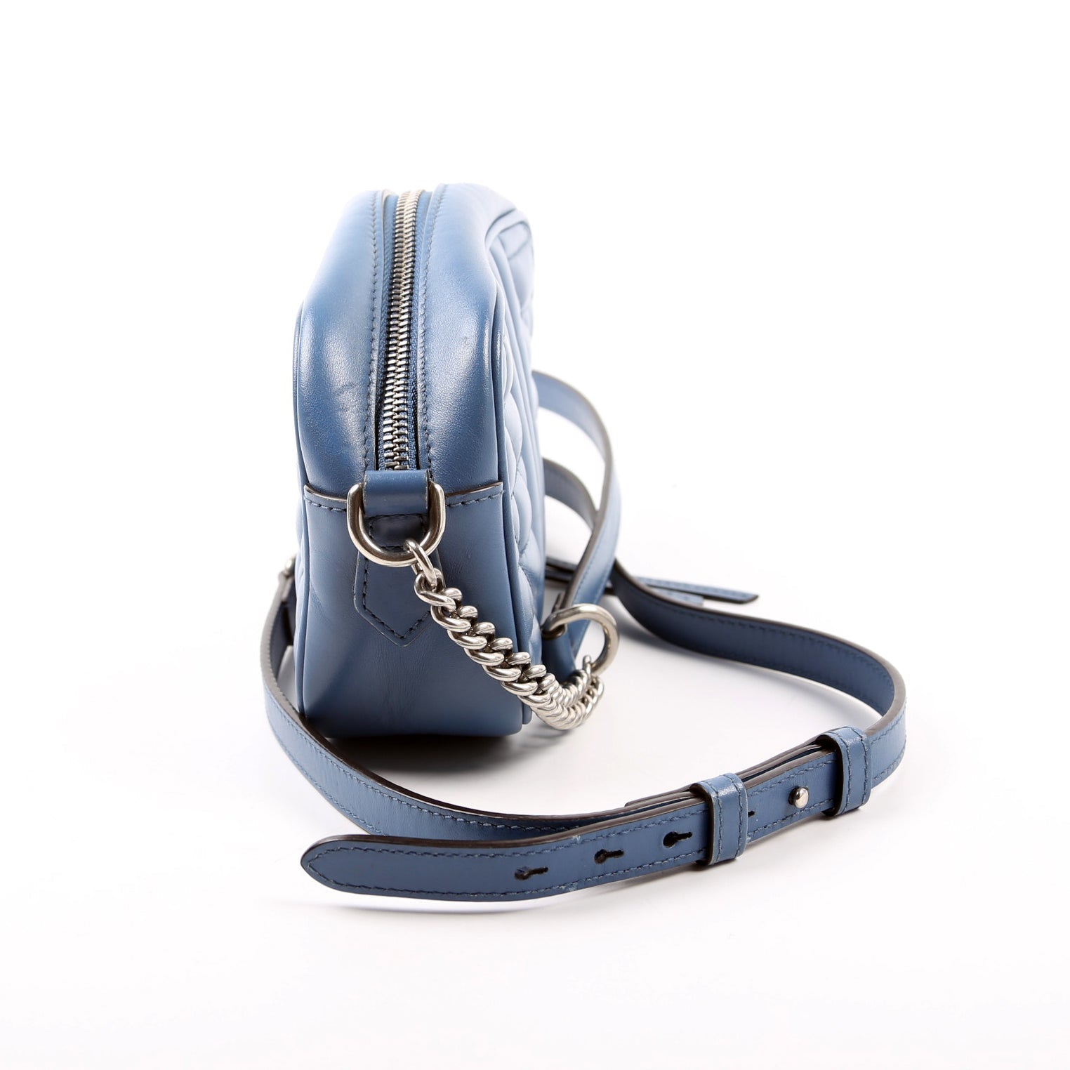 GCCI Marmont Aria Mini Camera Bag Blue