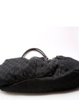 GCCI GG Canvas Studded Pelham Tote Large Black