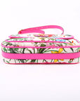 GCCI Flora Canvas Crossbody Pink