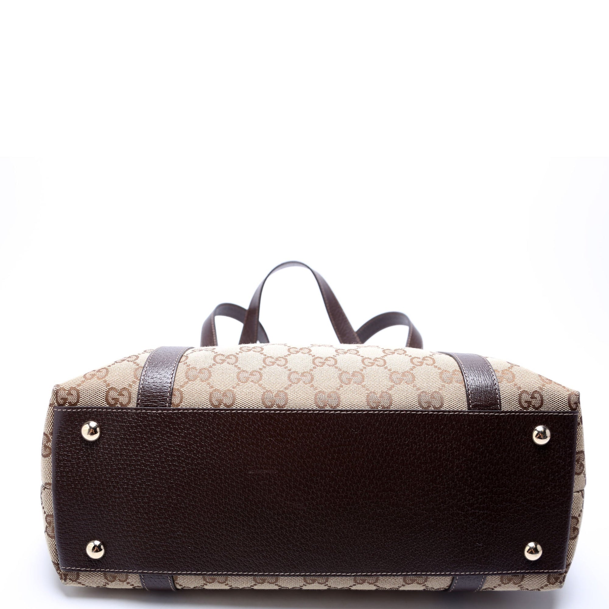 GCCI GG Canvas Abbey Tote Beige/Brown