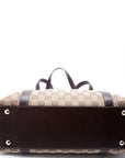 GCCI GG Canvas Abbey Tote Beige/Brown