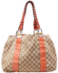 GCCI GG Canvas Bamboo Tote
