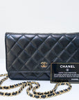 CHNL Classic Wallet on Chain Caviar Black GHW 29 Holo