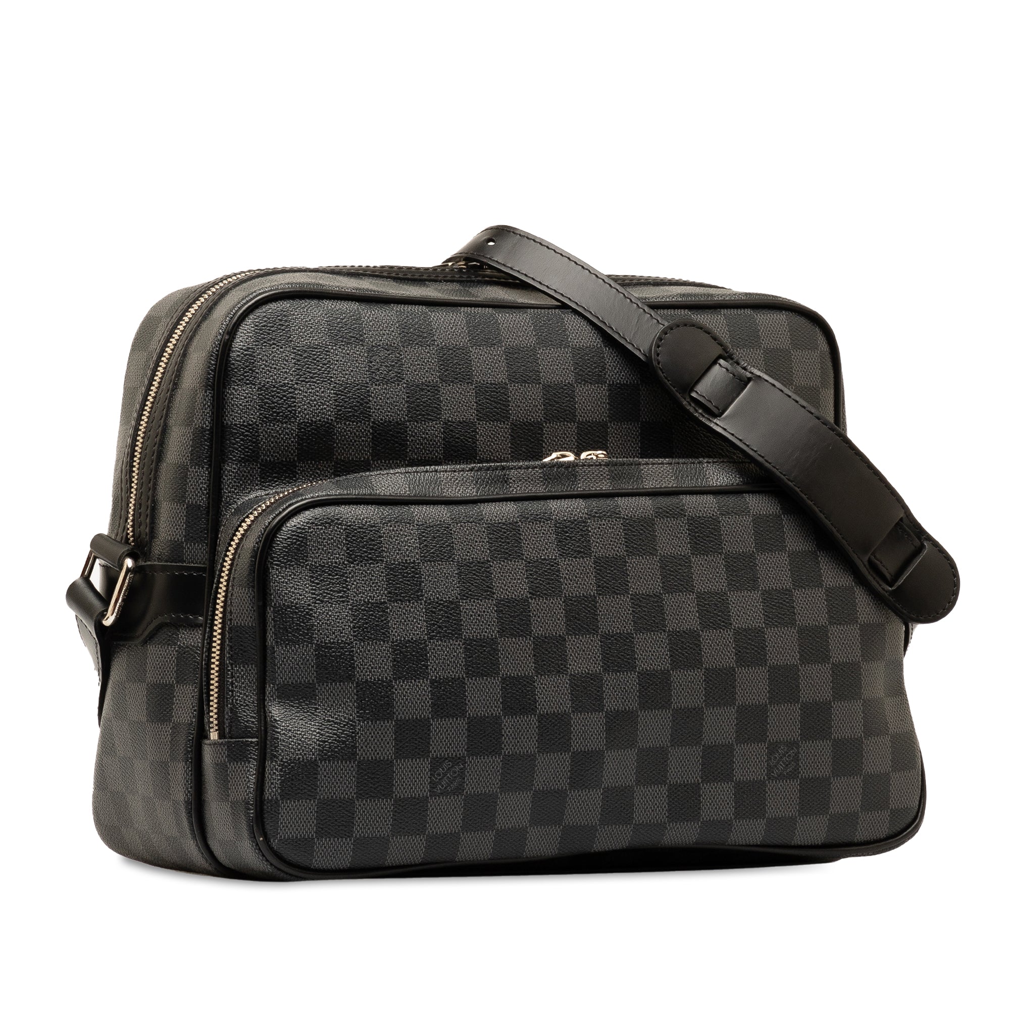 Black LV Damier Graphite Sac Leoh