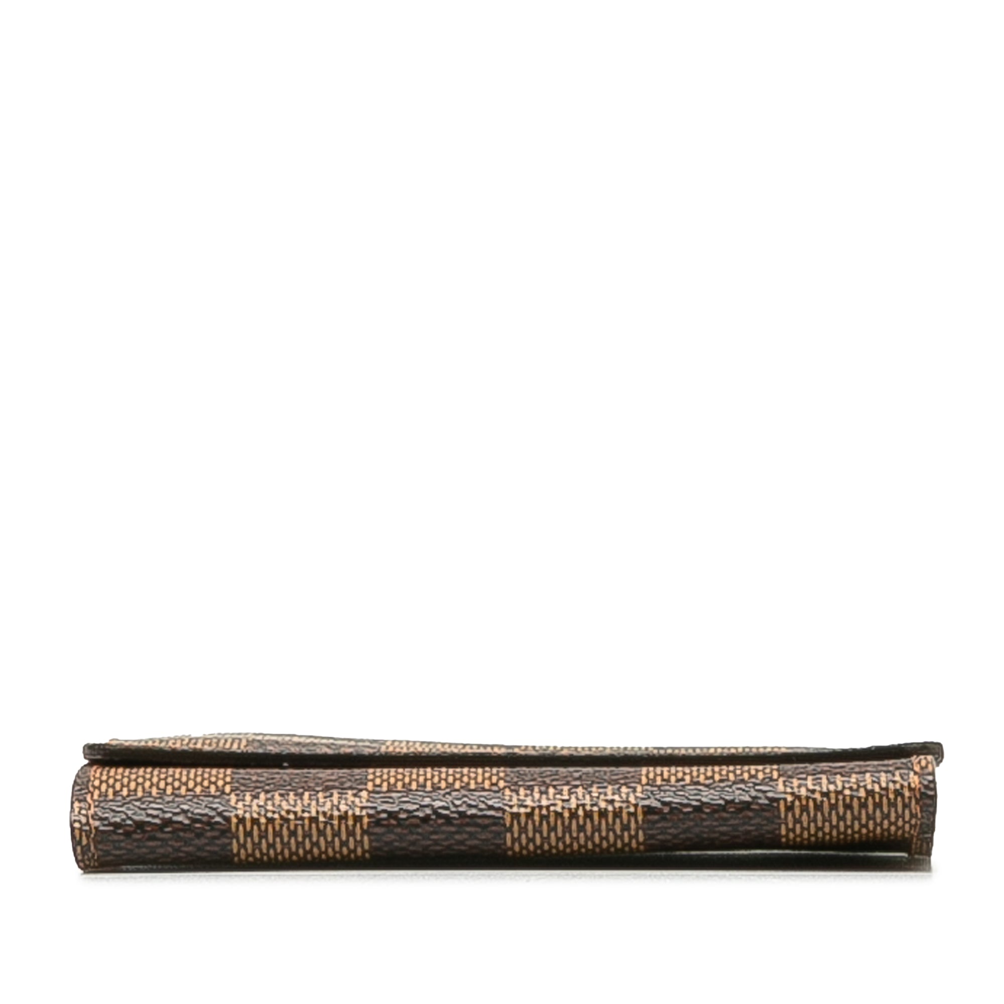 Brown LV Damier Ebene Business Card Holder