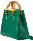 (WMNS) GCCI Diana Series Hand Bag Small Green -QDT-