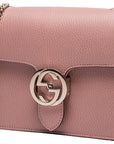 (WMNS) GCCI Leather Bag Single-Shoulder Bag Pink -CAOG-