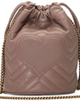 (WMNS) GCCI GG Marmont Mini Shoulder Bag Gray -DTDRT-