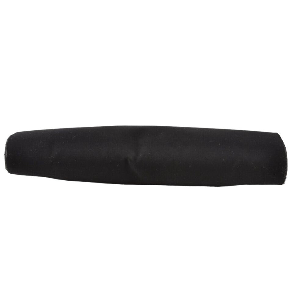 's GCCI mod black silk interlocking GG clutch purse