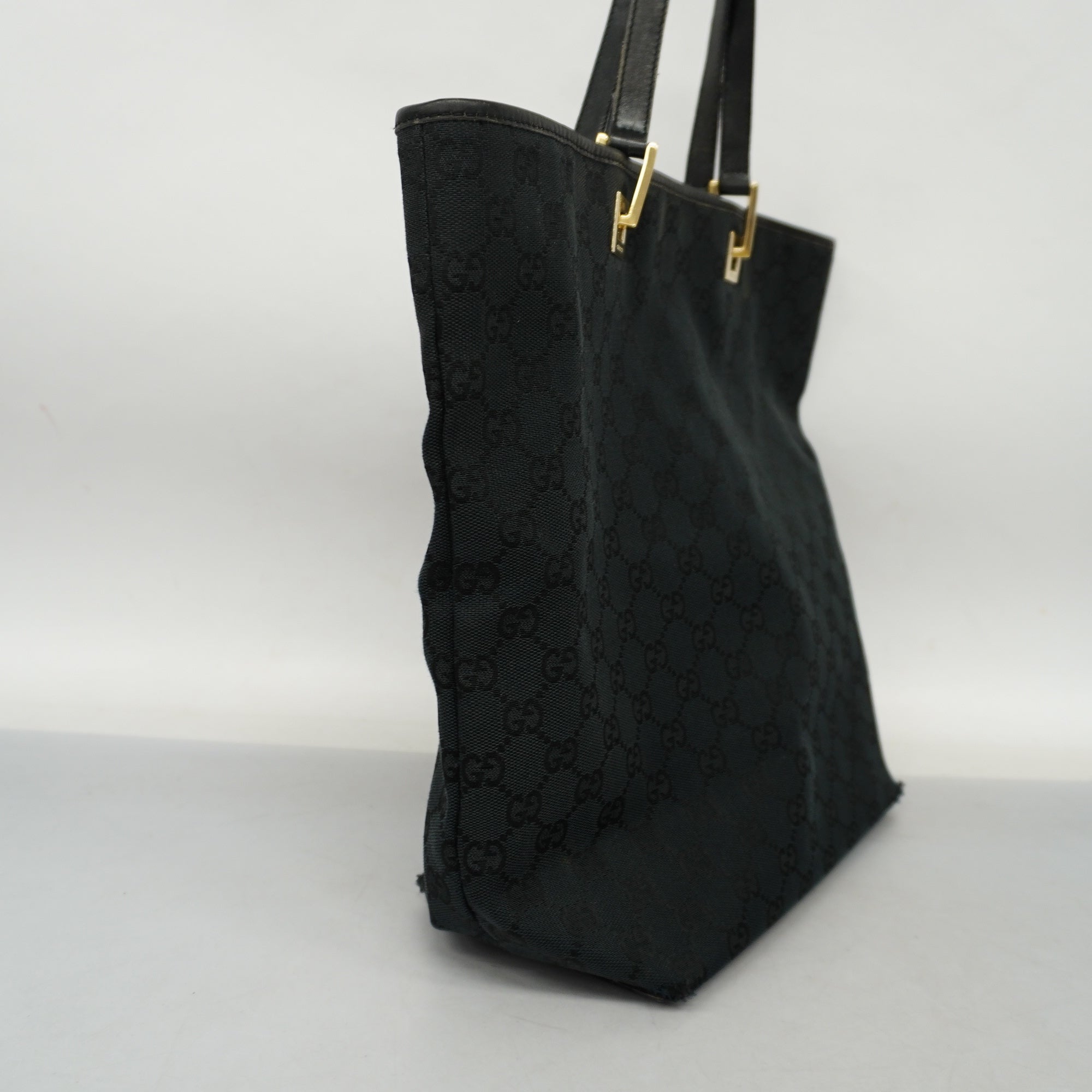 GCCI GG Canvas Women's Tote Bag Black