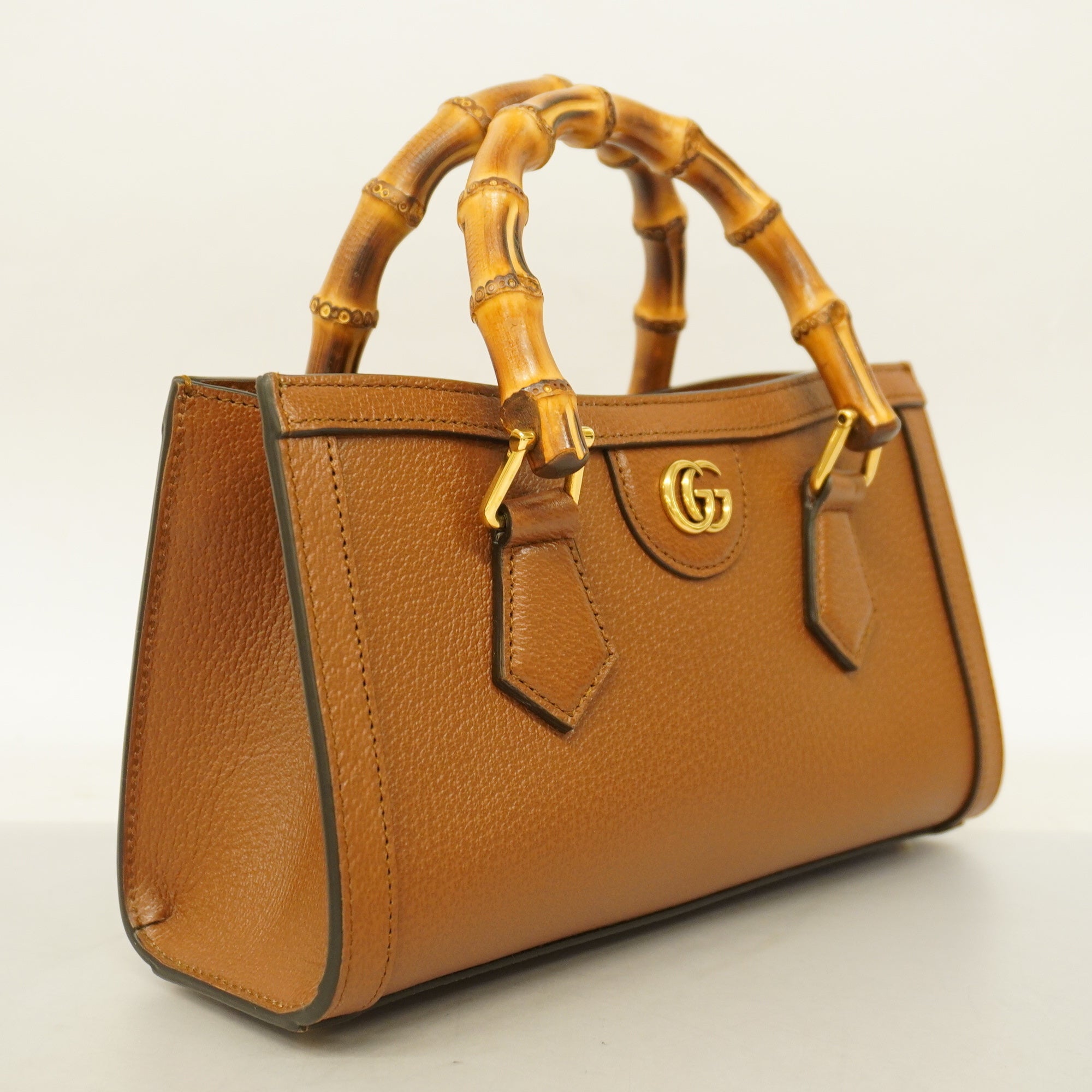 GCCI Bamboo way Bag Diana Women's Handbag,Shoulder Bag Brown