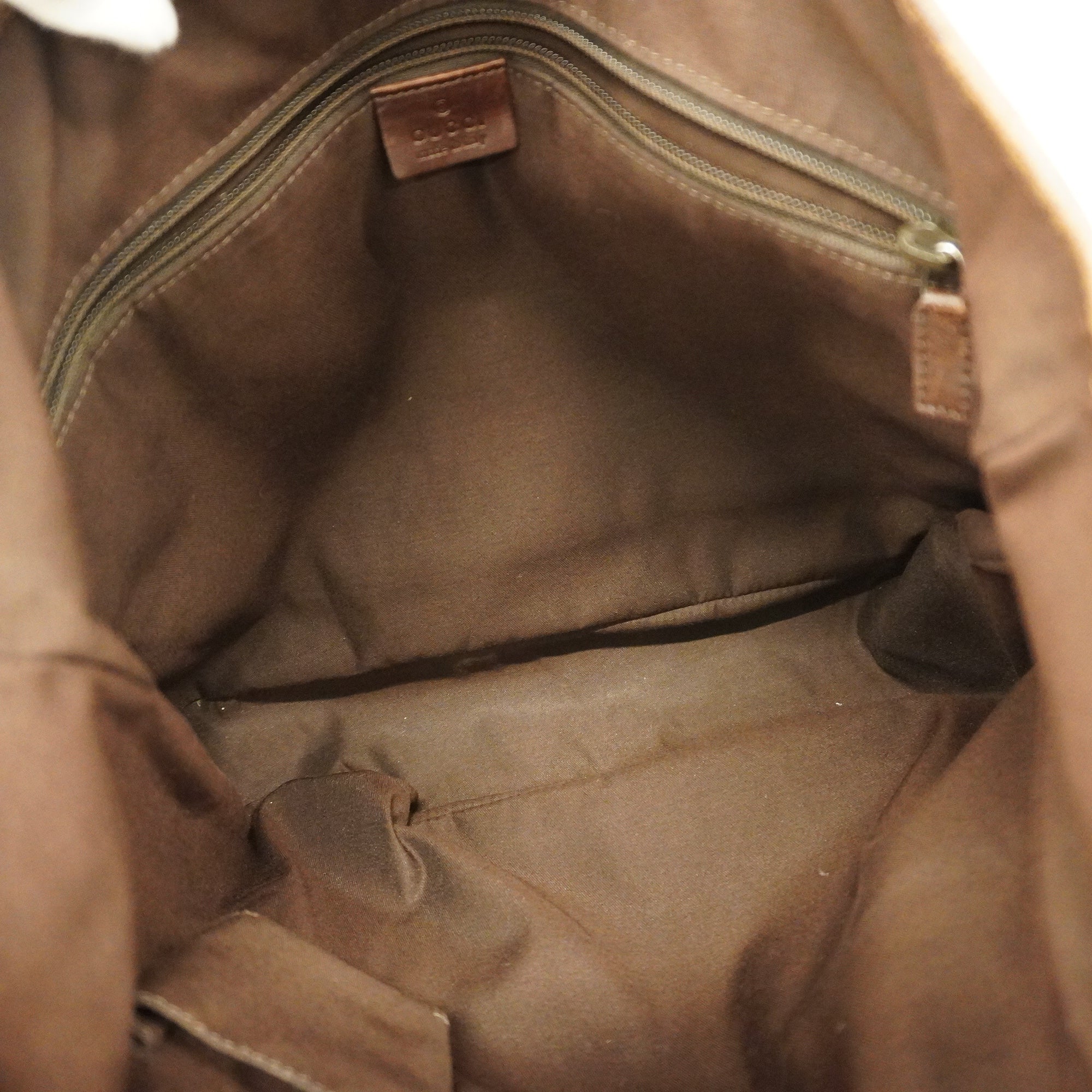 GCCI GG Canvas - Women's Leather Tote Bag Beige,Brown