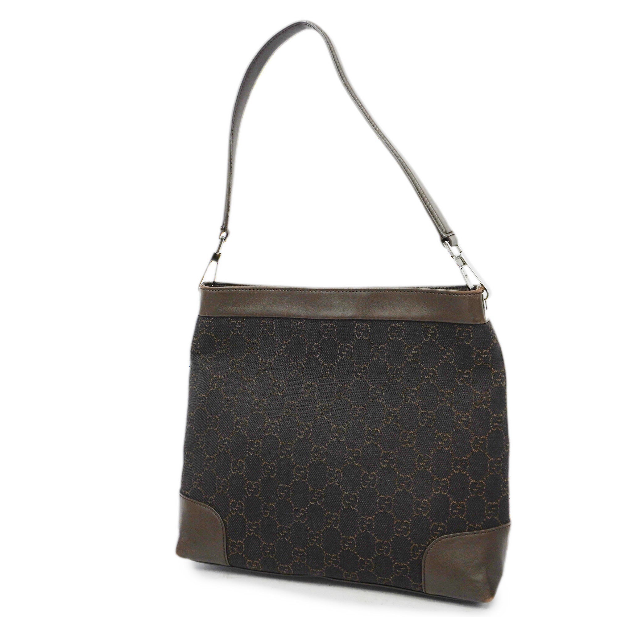 GCCI GG Canvas Shoulder Bag Women's Shoulder Bag Brown