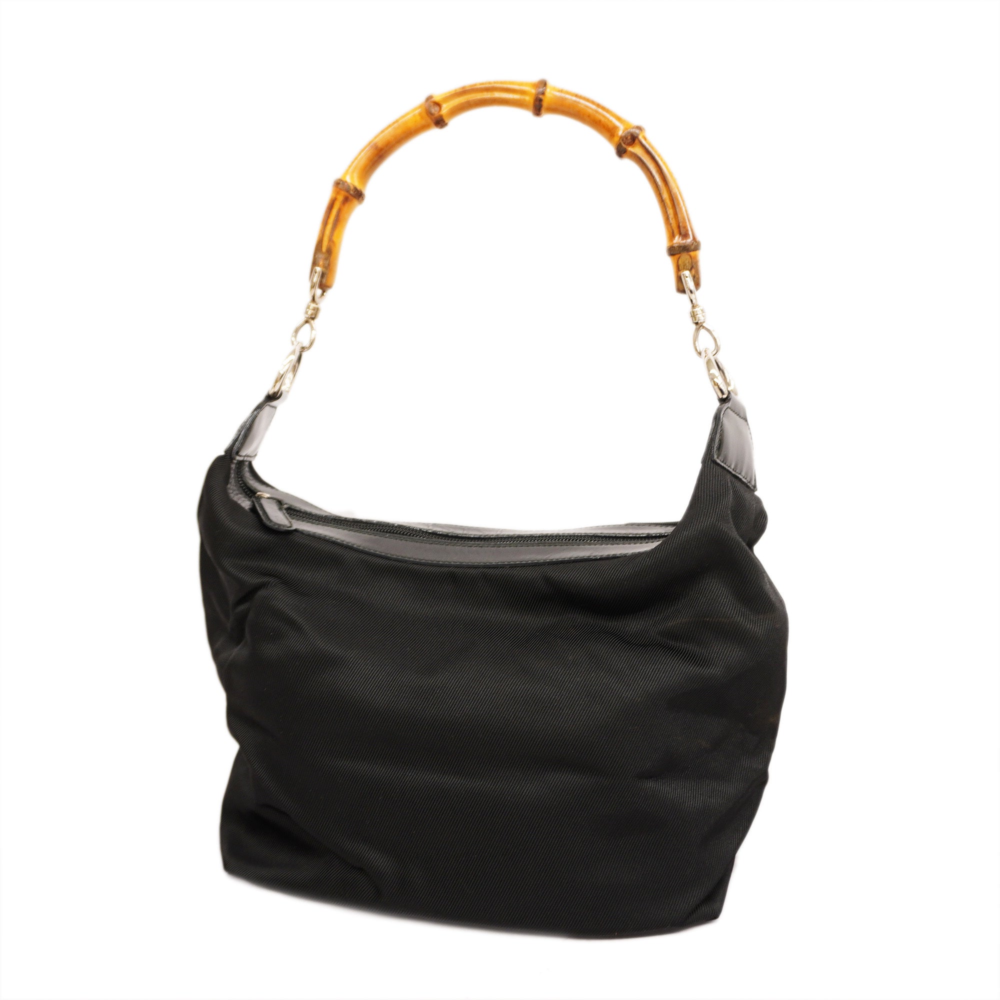 GCCI Bamboo Shoulder Bag Women's Nylon Handbag,Shoulder Bag