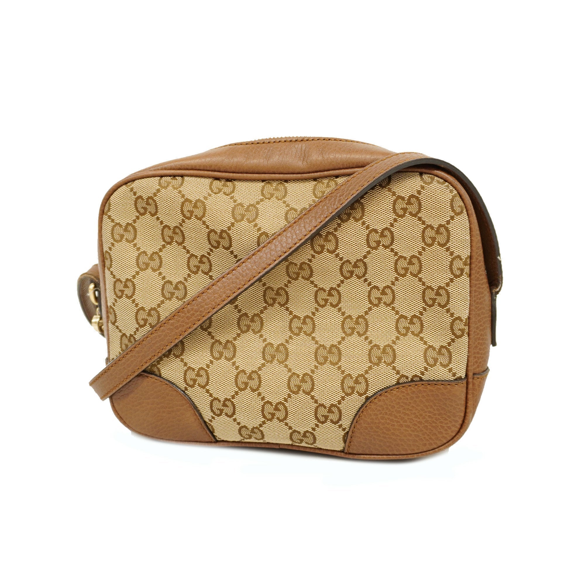 GCCI GG Canvas way Bag Women's Shoulder Bag Beige,Brown