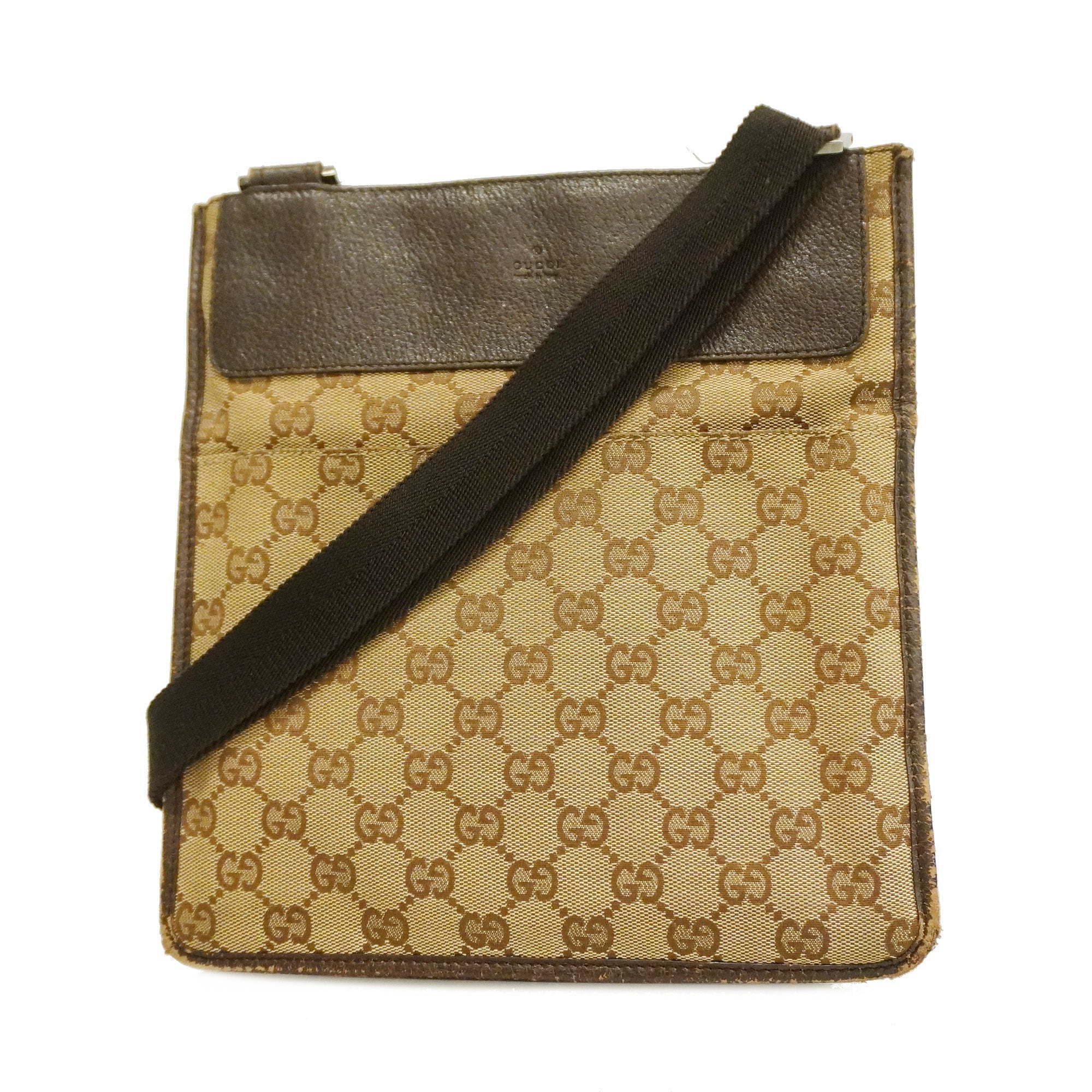 GCCI GG Canvas Women's GG Canvas Shoulder Bag Beige,Brown