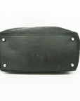 GCCI GG Canvas Women's Leather Handbag,Tote Bag Black
