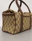 GCCI Handbag Women's Leather Handbag Beige,Brown