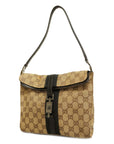 GCCI Jackie Shoulder Bag Women's GG Canvas Beige,Brown