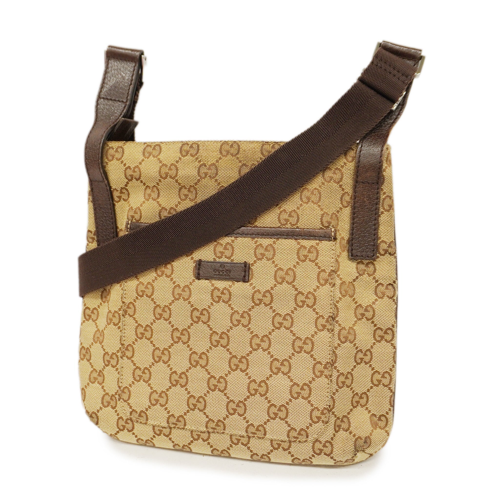 GCCI GG Canvas Shoulder Bag Women's Shoulder Bag Beige,Brown
